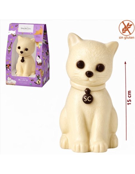 Mona Pascua Chocolate Blanco Gato Pintado 165gr Simón Coll