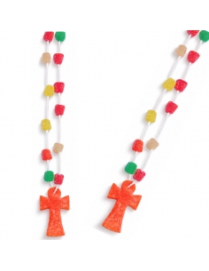 Rosarios de Goma o chuches 15uds para Palma Pascua
