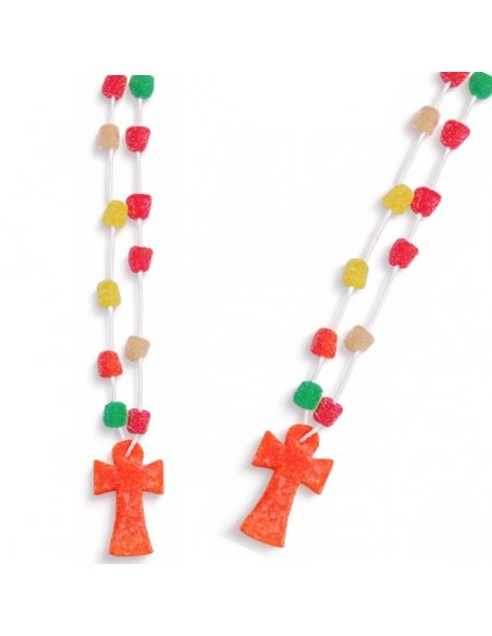 Rosarios de Goma o chuches 15uds para Palma Pascua