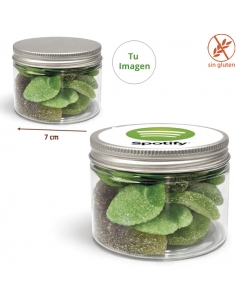 Tarro Chuches Verdes 130 g Personalizadas con Logo o tu imagen