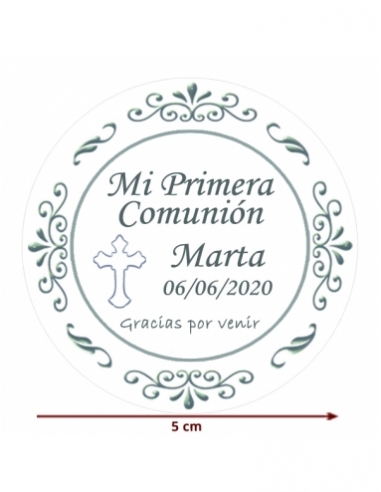 Bolsa chuches azules personalizada 70g para...