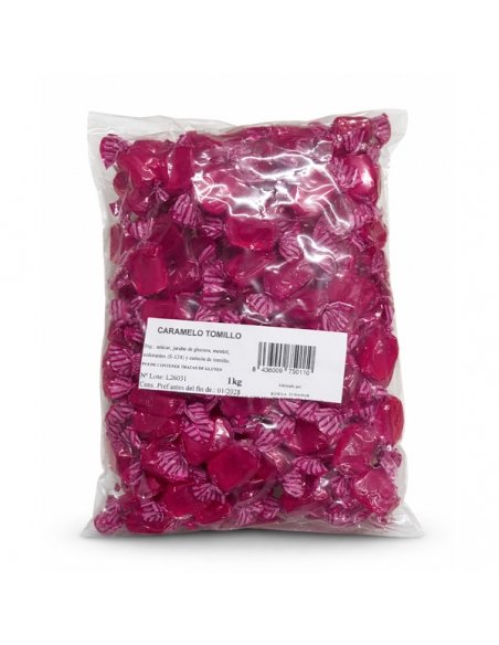 Caramelos Artesanos sabor Tomillo tipo taco 1Kg Agüera