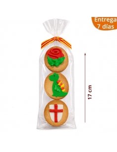 Galletas Sant Jordi pack 3 galletas