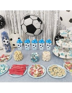 Mesa Chuches Comunión Fútbol Personalizada