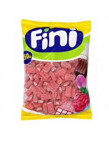 Regaliz Dulce Ladrillos Pica Fresa rellenos nata 250uds Fini Golosinas