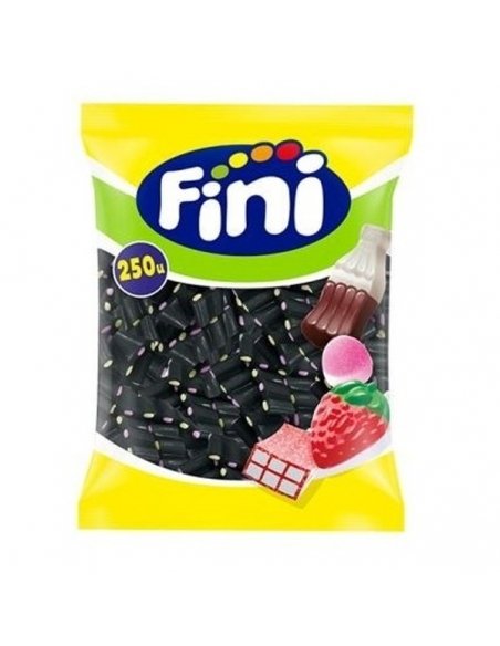 Regaliz Dulce Cartucheras Negras 250uds Fini Golosinas