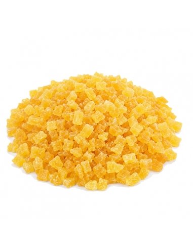 Piña deshidratada y confitada a Dados 1Kg Frit Ravich