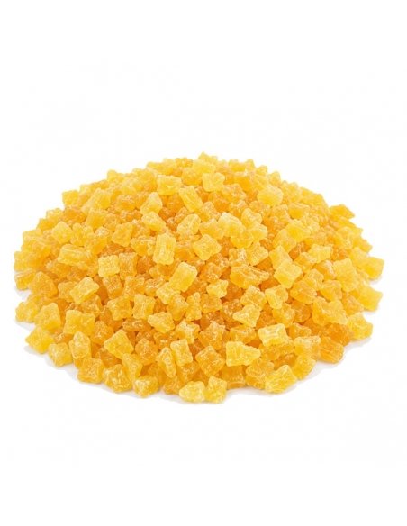 Piña deshidratada y confitada a Dados 1Kg Frit Ravich