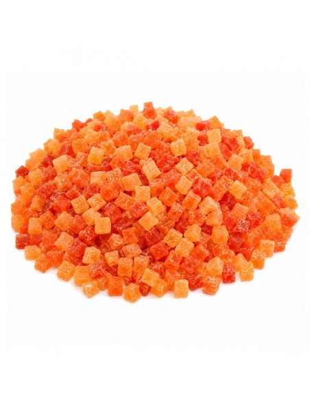 Papaya deshidratada y confitada a Dados 1Kg Frit Ravich