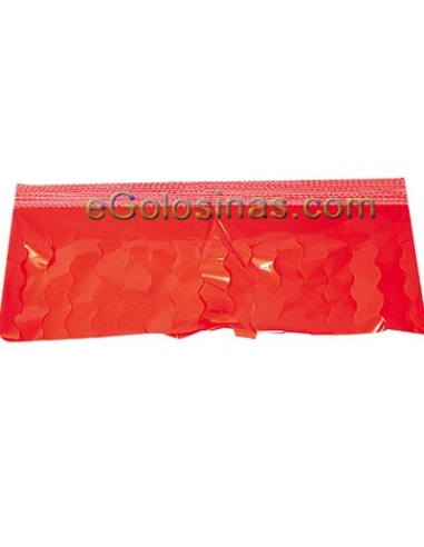FLECO PLASTICO ROJO 25mts
