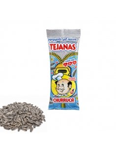 Pipas Tejanas Churruca Junior tostadas con sal marina 25 Bolsitas 30gr