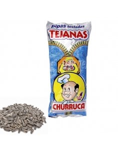 Pipas Tejanas Churruca Ejecutive tostadas con sal marina 10 Bolsitas 120gr