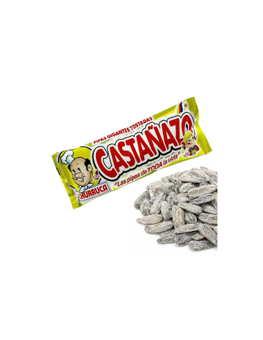 Pipas con sal El Castañazo Ejecutive Churruca 10 Bolsitas 120g