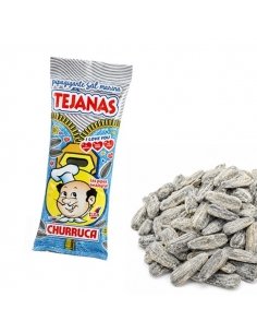 Pipas con sal marina Tejanas Churruca Junior 25 Bolsitas 30gr