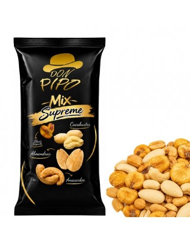 Cóctel Mix Supreme frito sin cáscara Don Pipo 15 Bolsitas