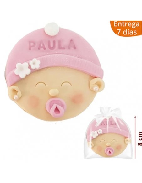 Galletas Cara Bebé Gorro Personalizada