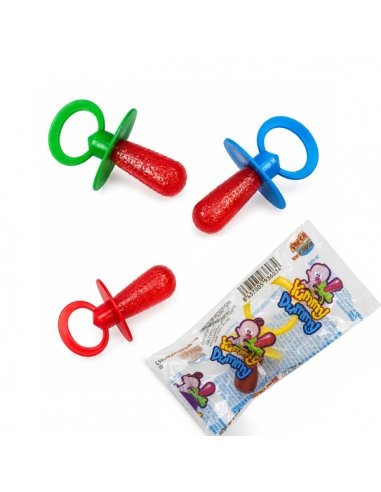 Chupetes de Caramelo Fresa Envueltos 100uds Top Candy