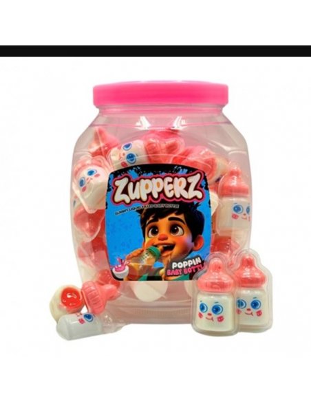 Biberones Gominola rellena Zupperz 50uds en Tarro