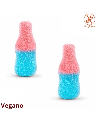 Botellas de Chicle Ácidas Veganas Damel 1Kg