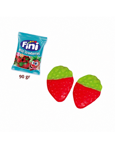 Chuches Fresa Salvaje Brillo Fini 12 Bolsitas 90gr