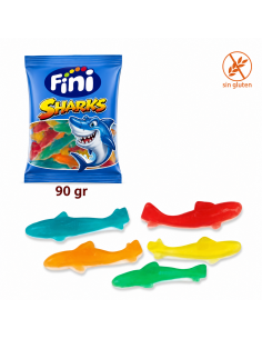 Chuches Tiburones Brillo Fini 12 Bolsitas 90gr