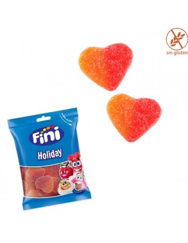 Chuches Corazón Melocotón 12 Bolsitas 90gr Fini