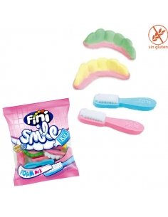 Goma Espuma Dentaduras y Cepillos 12 Bolsitas 90gr Fini
