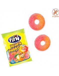 Gominolas Aros de Melocotón 12 Bolsitas 90gr Fini