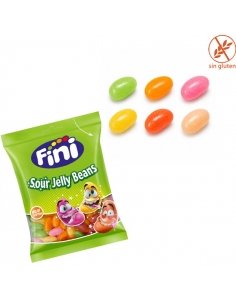 Gominolas Jelly Beans Sour Alubias Pica 12 Bolsitas 90gr Fini