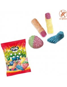 Gominolas Sour Boom Mix ácido surtidas 12 Bolsitas 90gr Fini