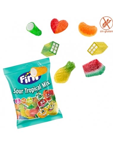 Chuches Tropical Mix Pica 12 Bolsitas 90gr Fini