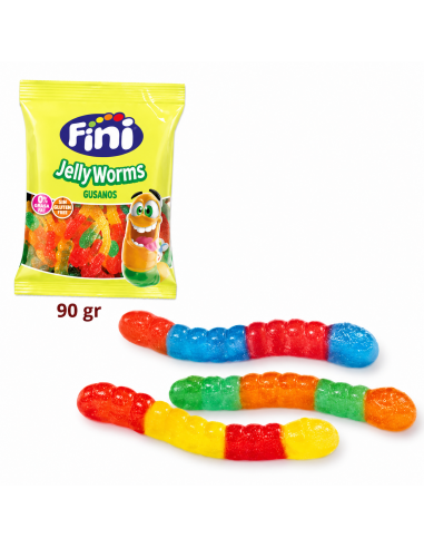 Gominolas Gusanos Brillo Fini 12 Bolsitas 90gr