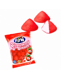Chuches Fresas Con Nata Fini 12 Bolsitas 90gr
