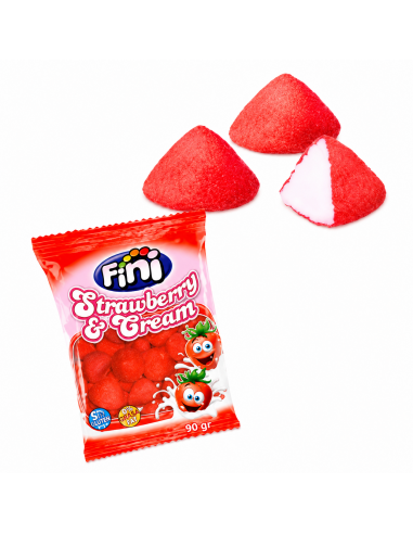 Chuches Fresas Con Nata Fini 12 Bolsitas 90gr