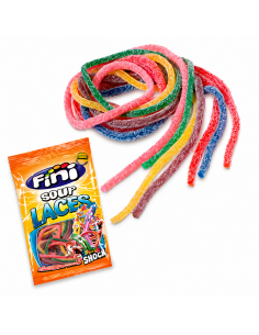 Regalices Dulces Espaguetis Multicolor Fini 12 Bolsitas 90gr