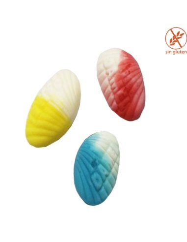 Almejas goma espuma 250uds Damel Golosinas