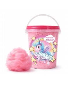 Algodón de Azúcar Fresa Rosa 50gr 6uds