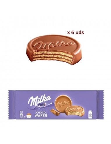 Caja Galletas Milka Choco Wafer Leche 180gr 1 ud