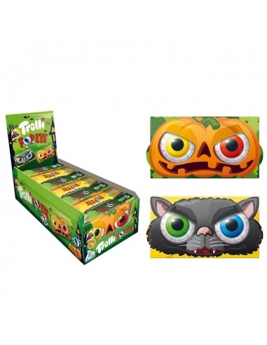 Expositor Chuches 2 Ojos Rellenos de Trolli en Blister Duopack 7uds
