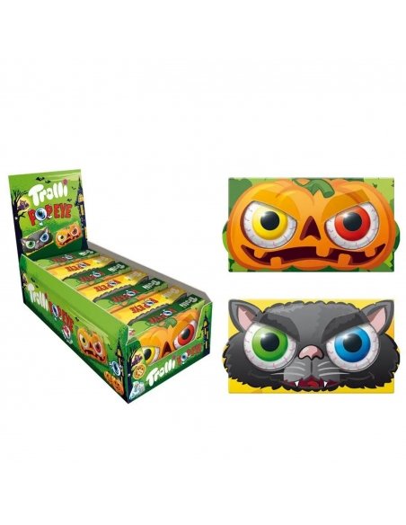 Expositor Chuches 2 Ojos Rellenos de Trolli en Blister Duopack 7uds