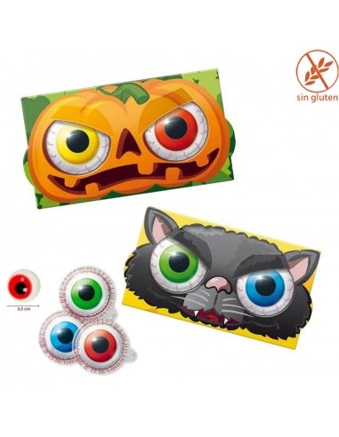 Chuches 2 Ojos Rellenos de Trolli en Blister Duopack 7uds