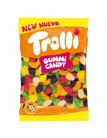 Bolsa a granel 1Kg de Chuches Frutas de Goma surtidas de Trolli golosinas