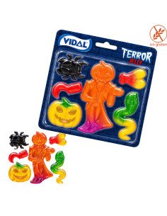 Gominolas Gelatinas Terror Halloween envueltas 11uds Vidal Golosinas
