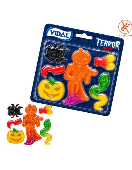 Gominolas Gelatinas Terror Halloween envueltas 11uds Vidal Golosinas