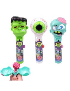 Chupa Caramelos Pop Ups de Monstruos Halloween 12uds BipCandy