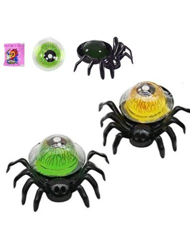 Gominola Ojo en Araña y popping candy 17g  30 uds KRC