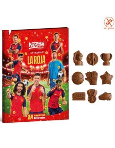 Calendario Adviento de Chocolate Extrafino Nestlé LA ROJA 85gr 1ud