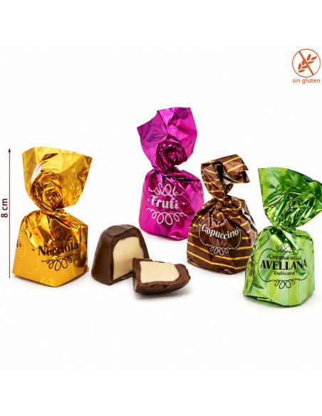 Bombones de Chocolate Surtidos Fleco 1Kg Eurochoc (65Uds Aprox)