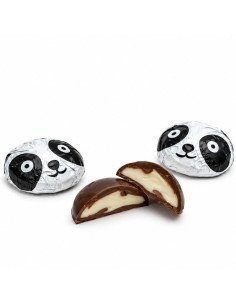 Osos panda de Chocolate Blanco Sucedáneo 175uds Eurochoc