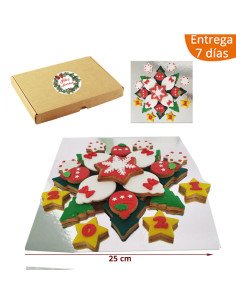 Caja Galletas Surtidas Navidad Estrella 1Ud
